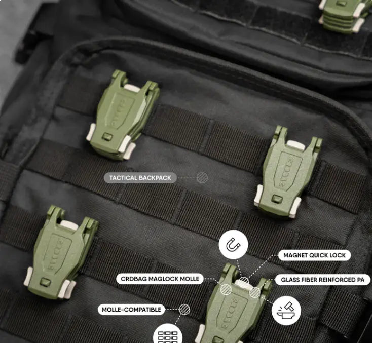 MAG LOCK MOLLE ARMY GREEN CC-Case Oy