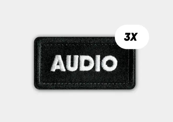 PATCHES AUDIO 3kpl CC-Case Oy