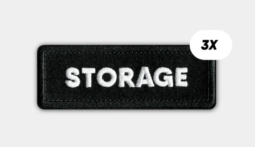 PATCHES STORAGE 3kpl CC-Case Oy